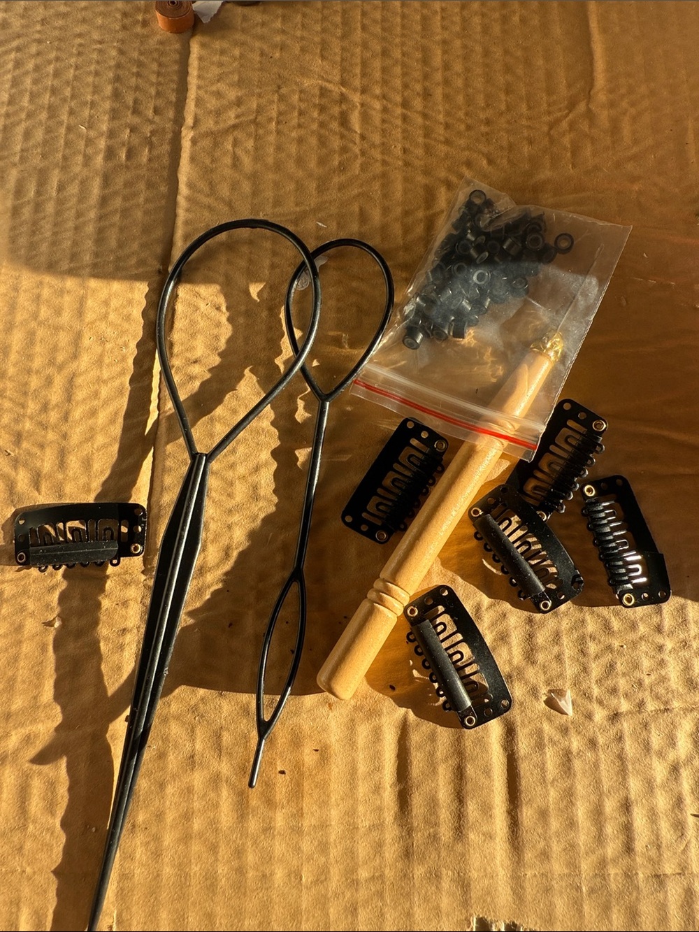 Hair tinsel tools